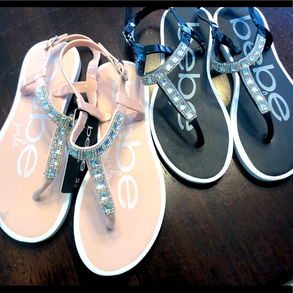 Girl’s Bebe Sandals, NWT, Size M